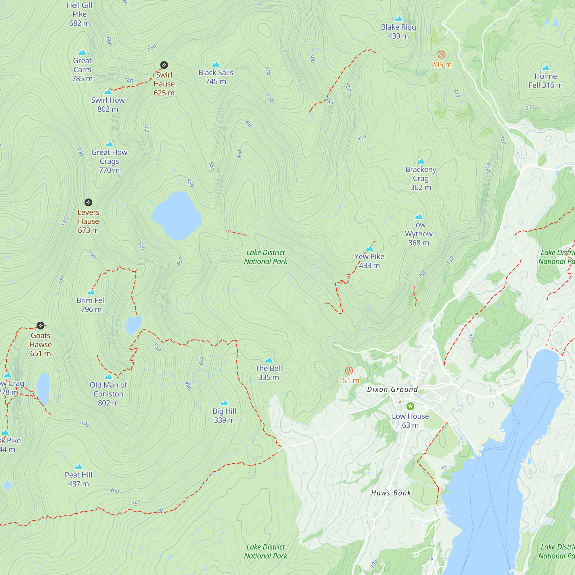 Coppermines Cottage map