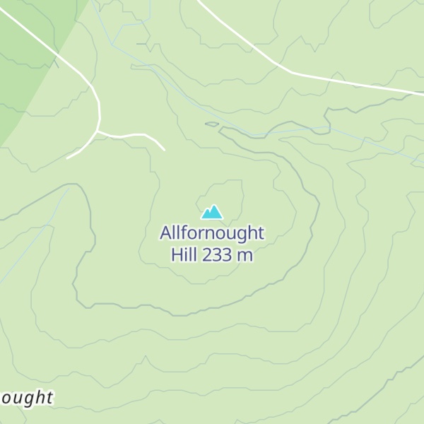 Map of Allfornought Hill