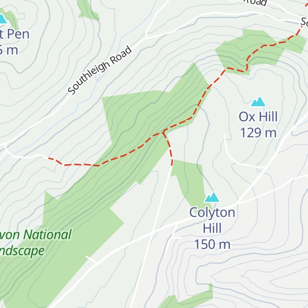 Map of Sand Pit Hill