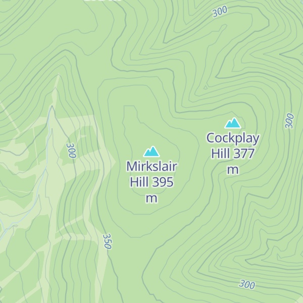Map of Mirkslair Hill