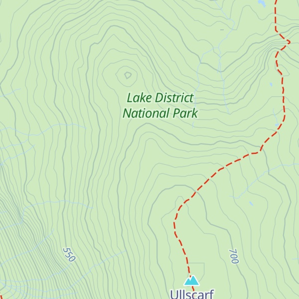 Map of High Saddle