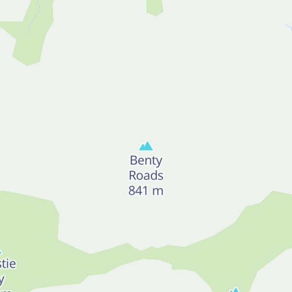 Map of Benty Roads