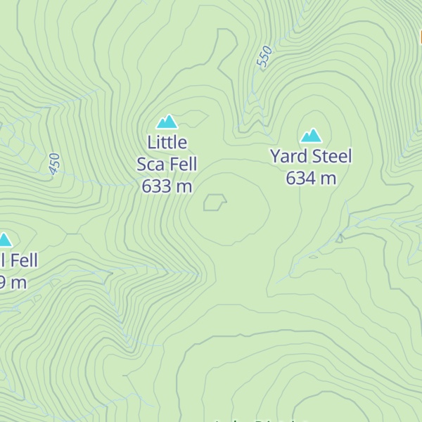 Map of Great Sca Fell