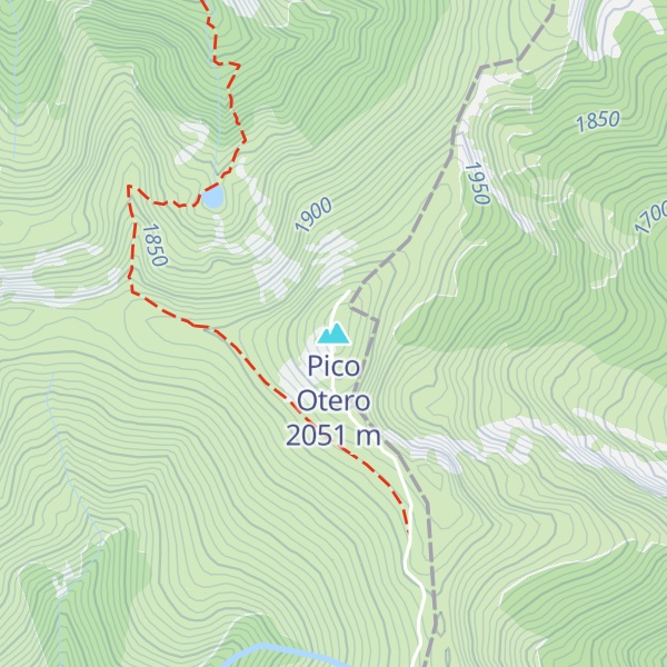 Map of Pico Otero