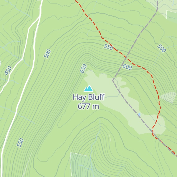 Map of Hay Bluff