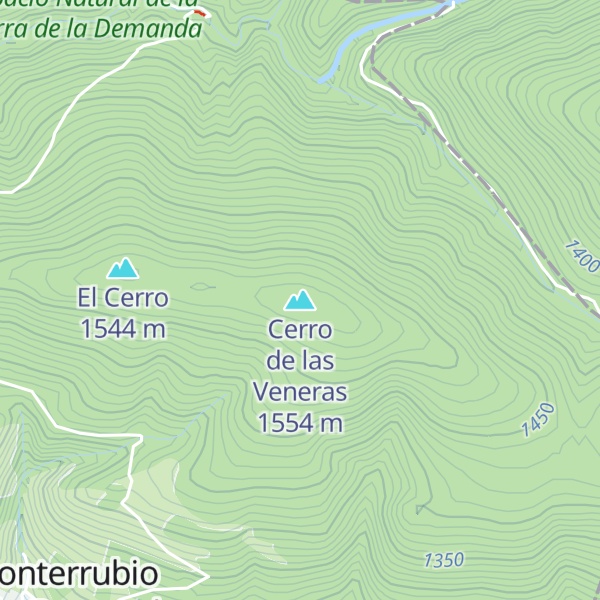 Map of Cerro de las Veneras