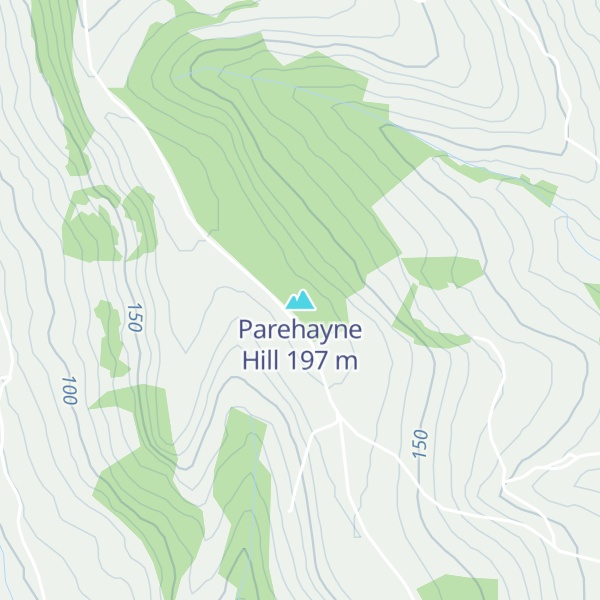 Map of Parehayne Hill