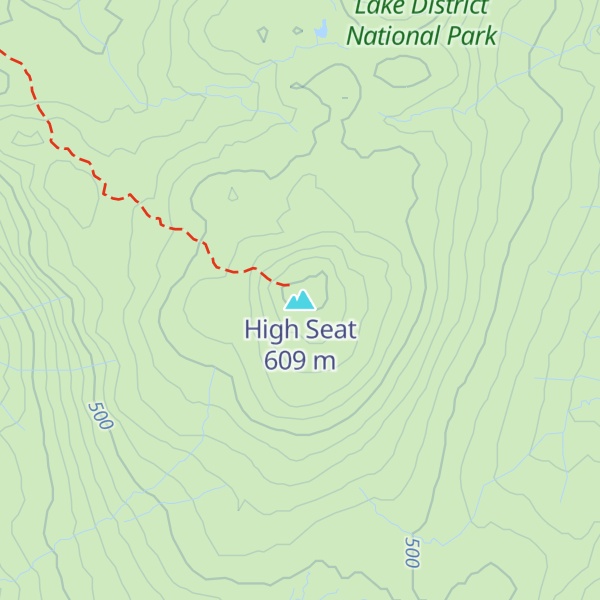 Map of High Seat