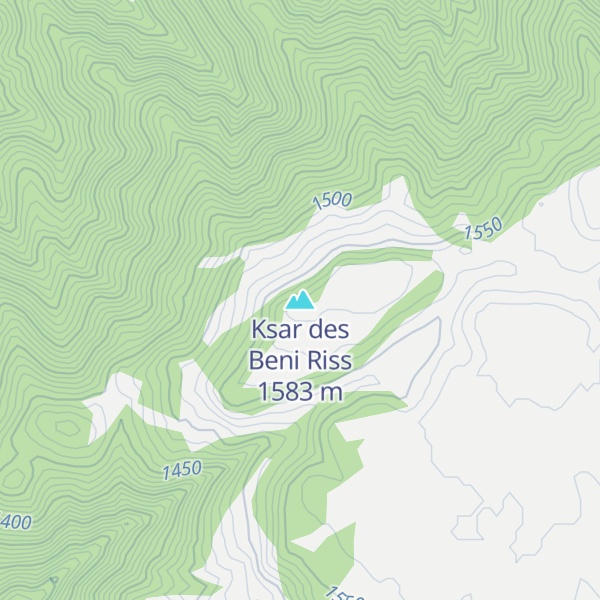 Map of Ksar des Beni Riss