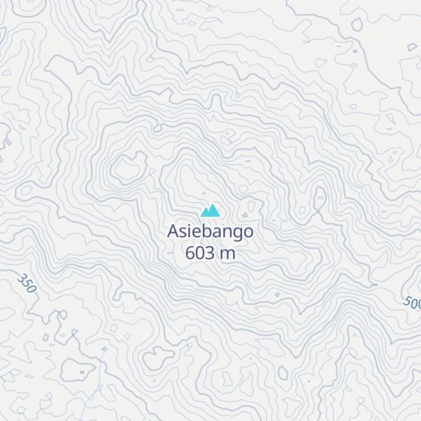 Map of Asiebango