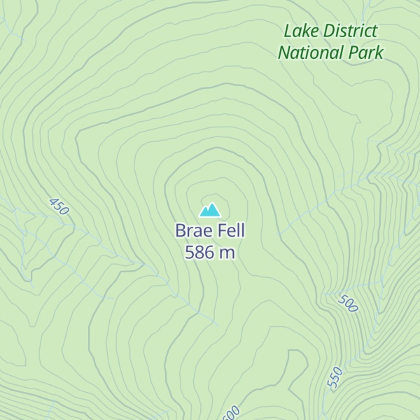 Map of Brae Fell