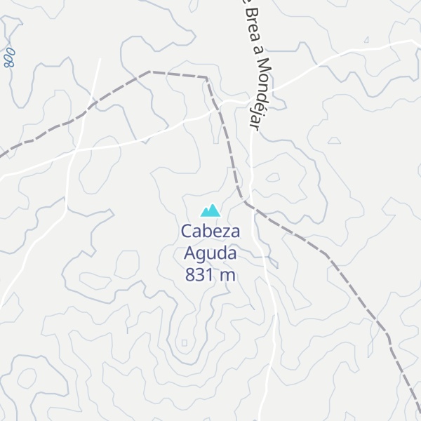 Map of Cabeza Aguda