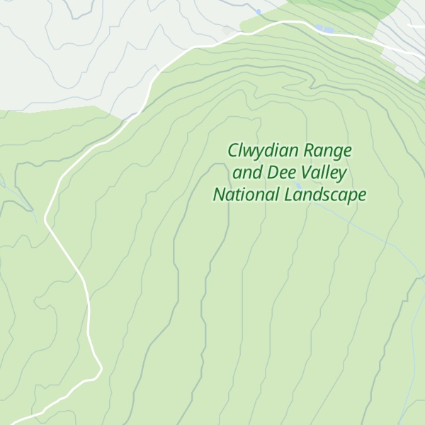 Map of Esclusham Mountain