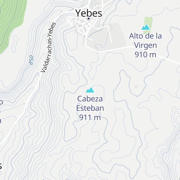 Map of Cabeza Esteban