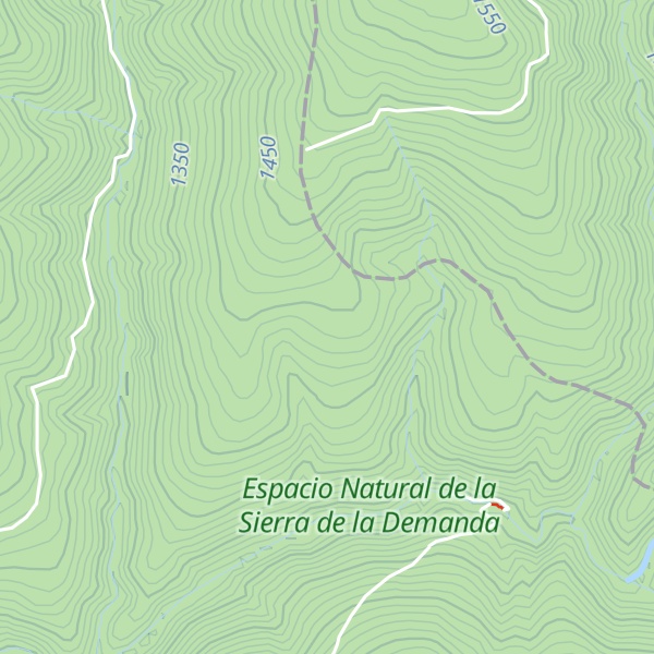 Map of Refugio de Cerrito Colorao