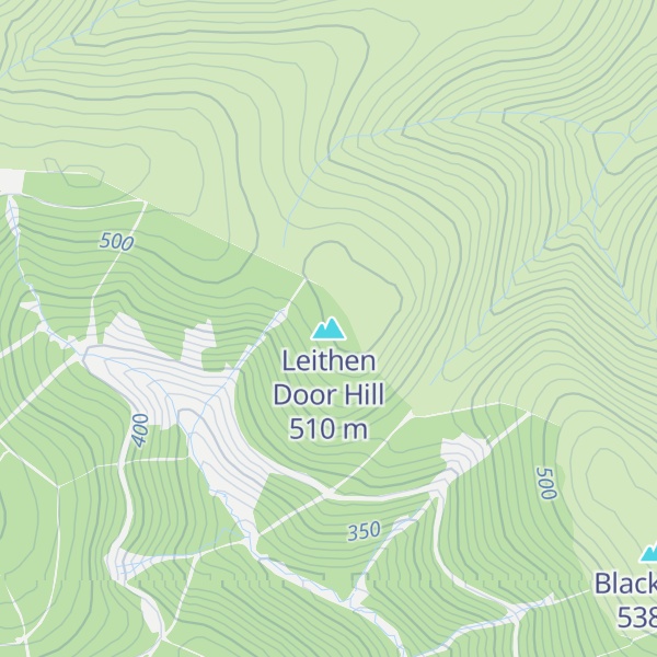 Map of Leithen Door Hill