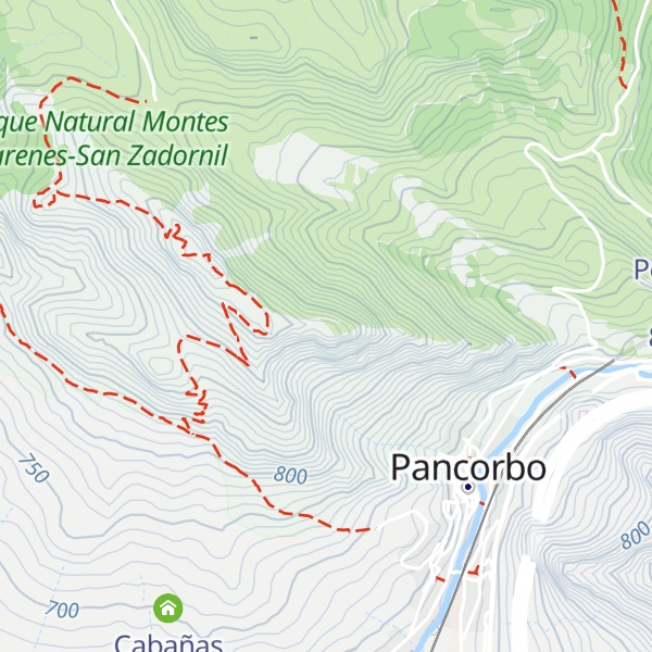 Map of Cuevas de Pancorbo