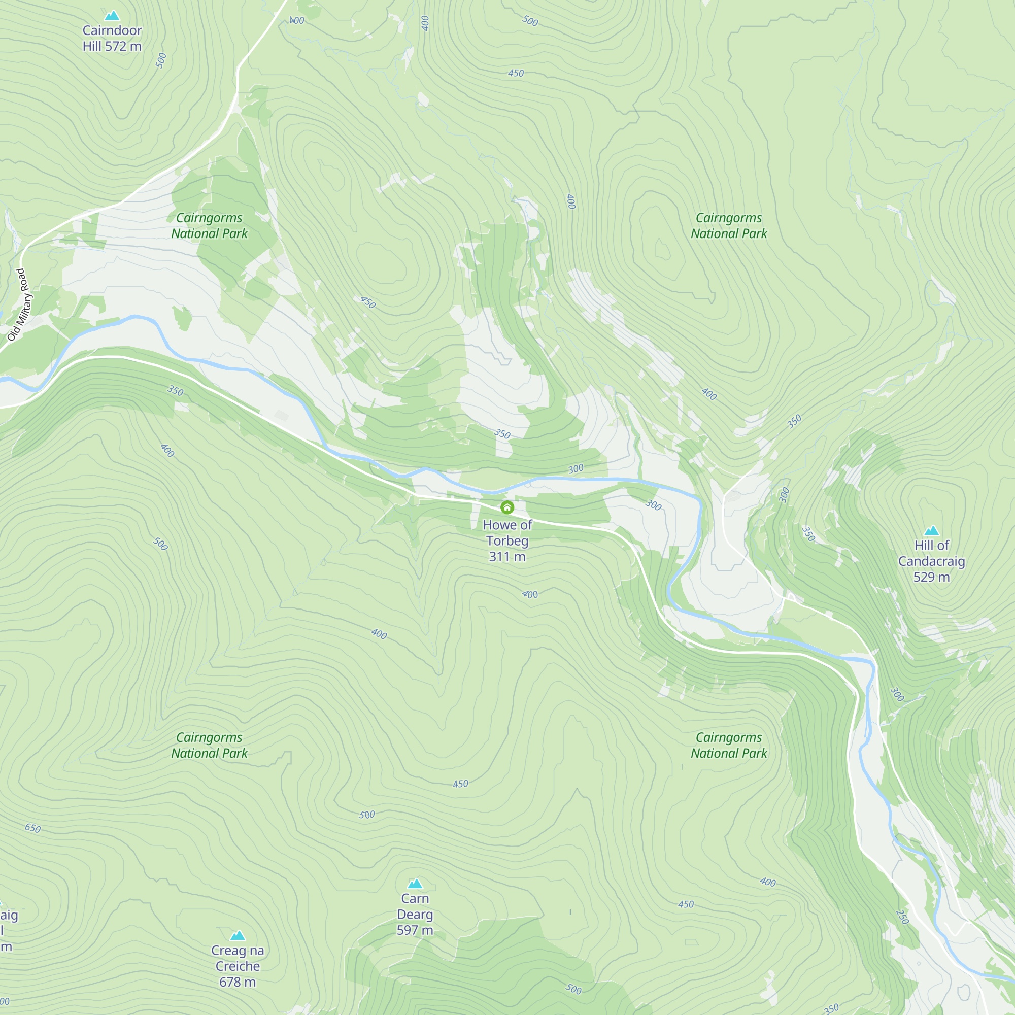 Howe of Torbeg map