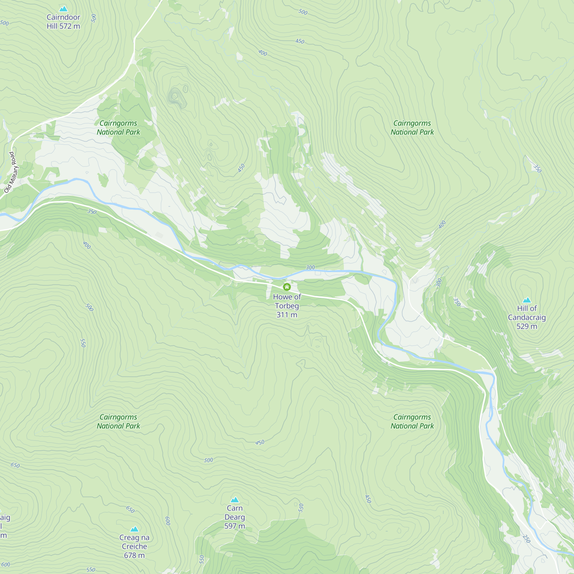 Howe of Torbeg map
