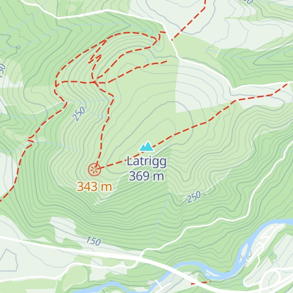 Map of Latrigg