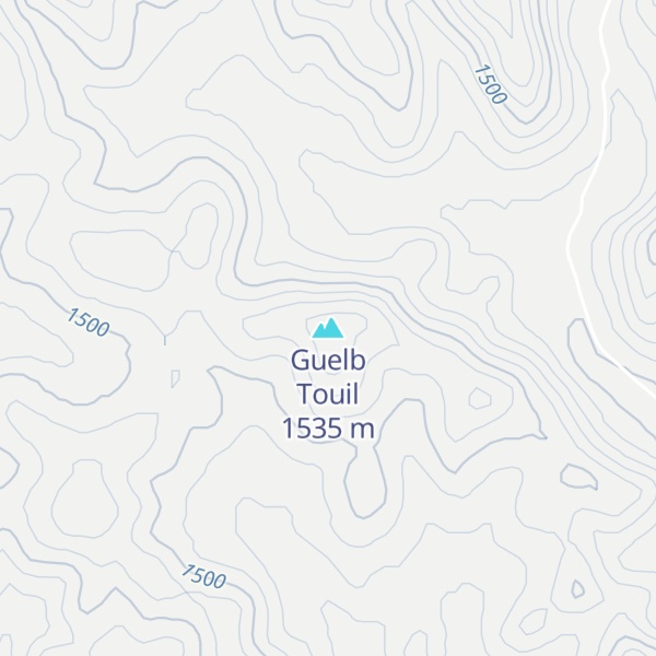 Map of Guelb Touil