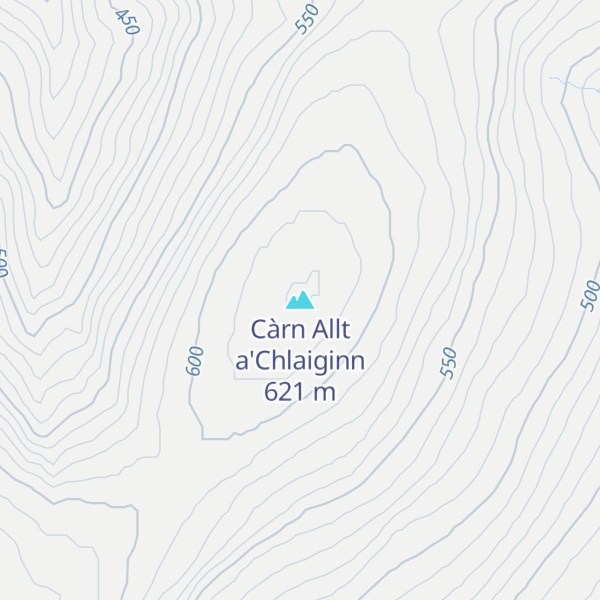 Map of Càrn Allt a'Chlaiginn