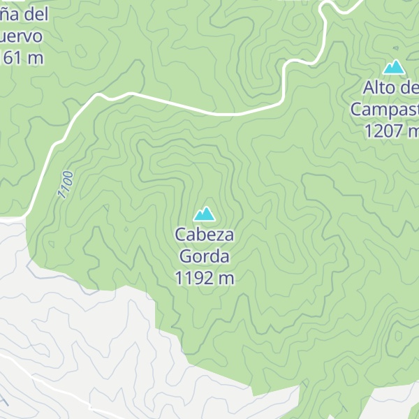 Map of Refugio de cabeza, gorda