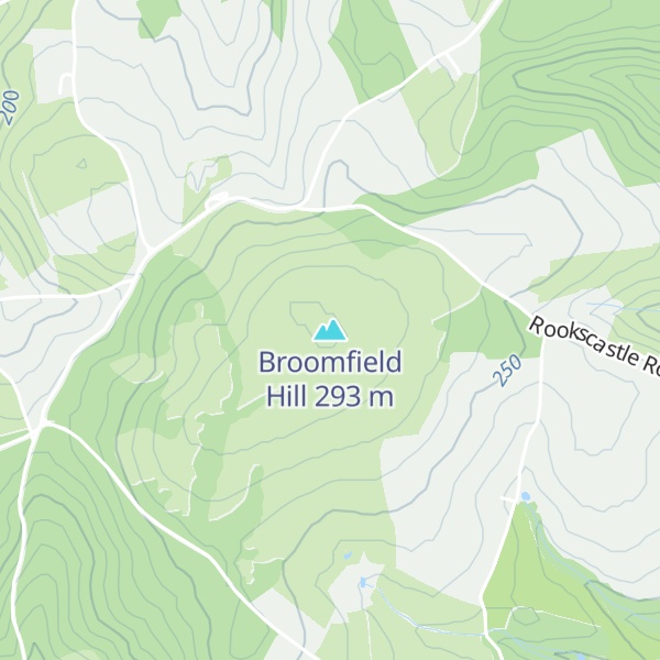 Map of Broomfield Hill