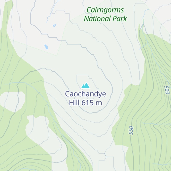 Map of Caochandye Hill