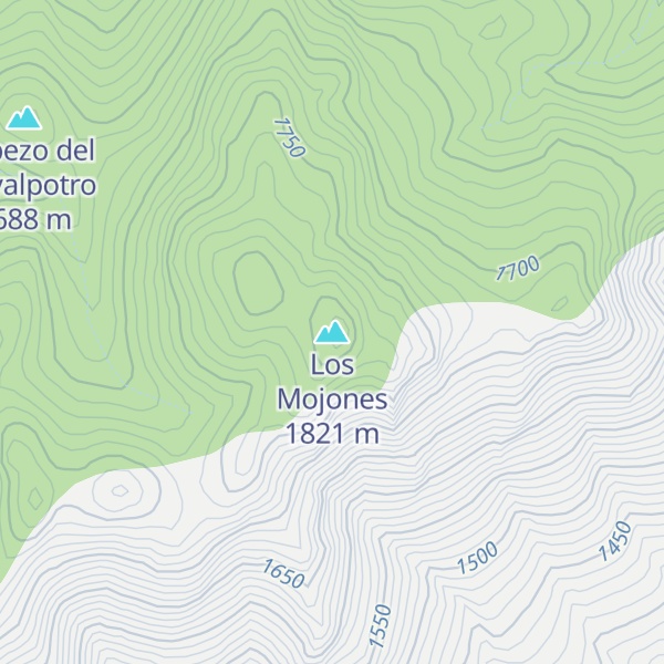 Map of Los Mojones