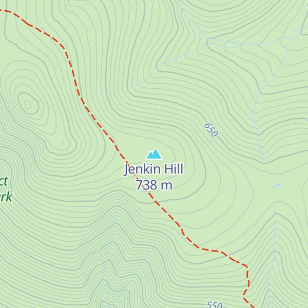 Map of Jenkin Hill