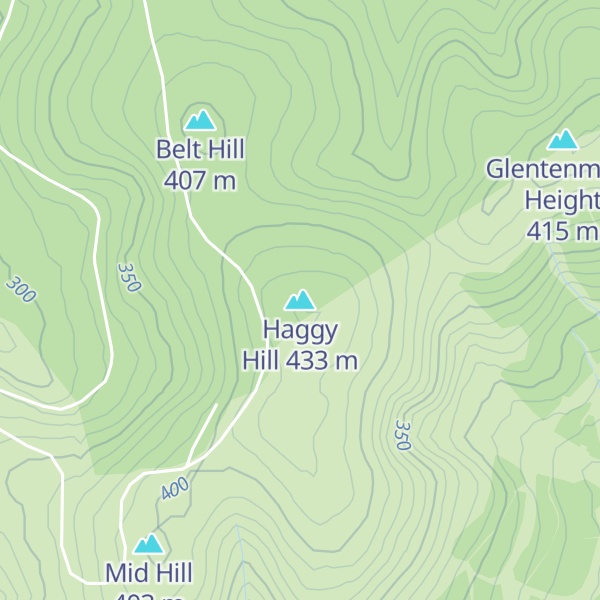 Map of Haggy Hill