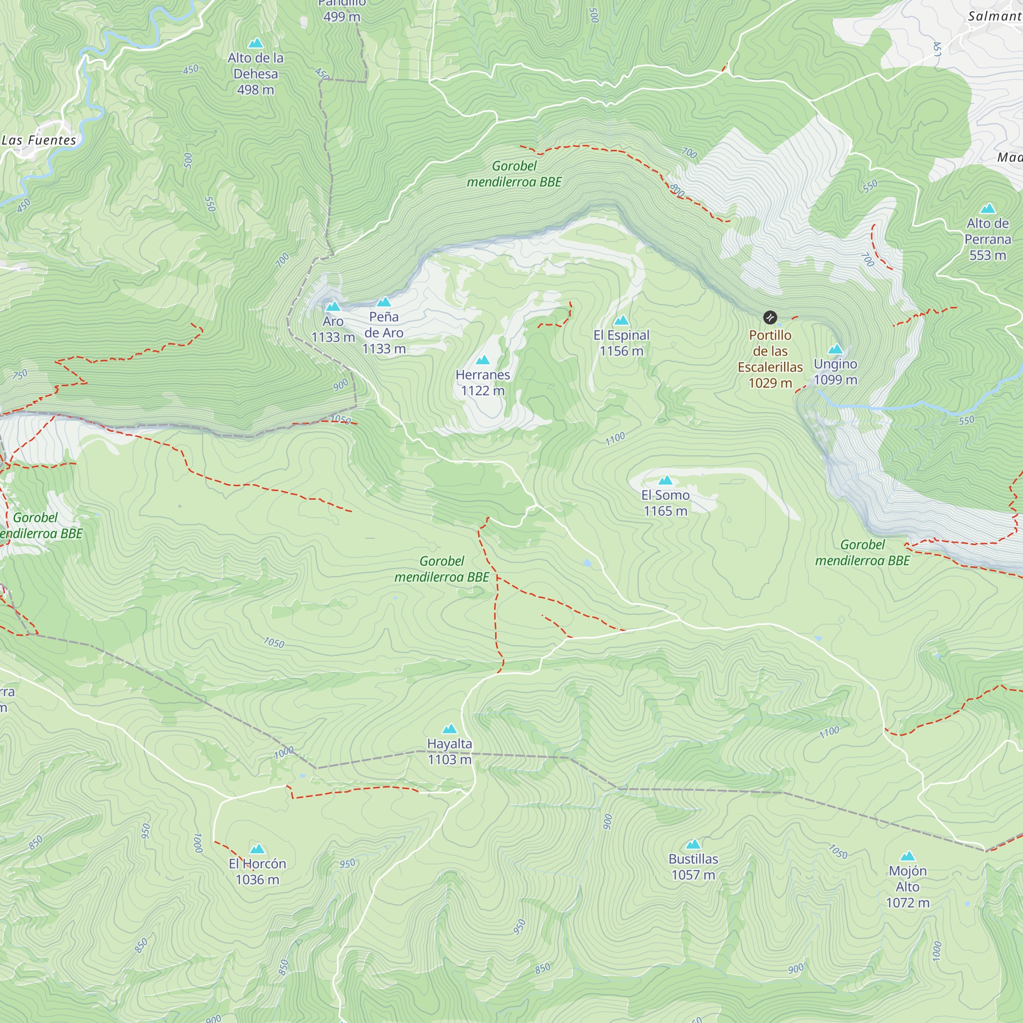 Cabañas de la Cobata map