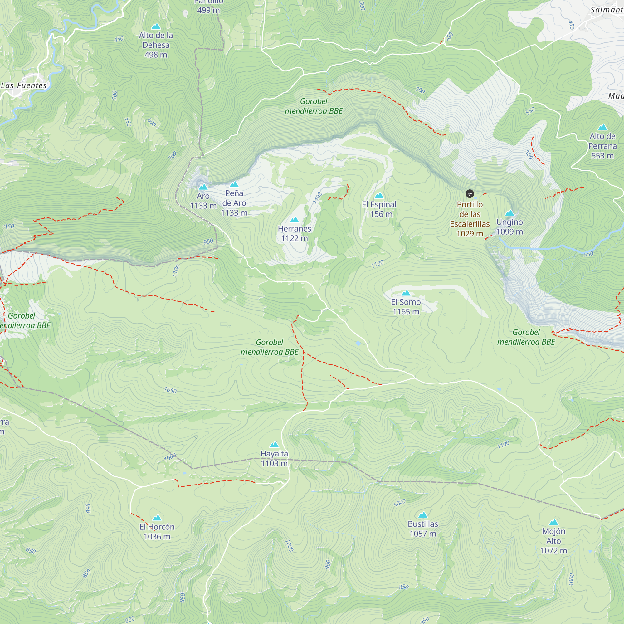 Cabañas de la Cobata map