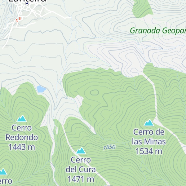 Map of Cerro de Zacarías