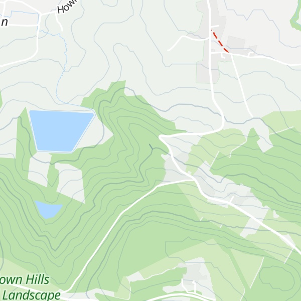 Map of Blagdon Hill