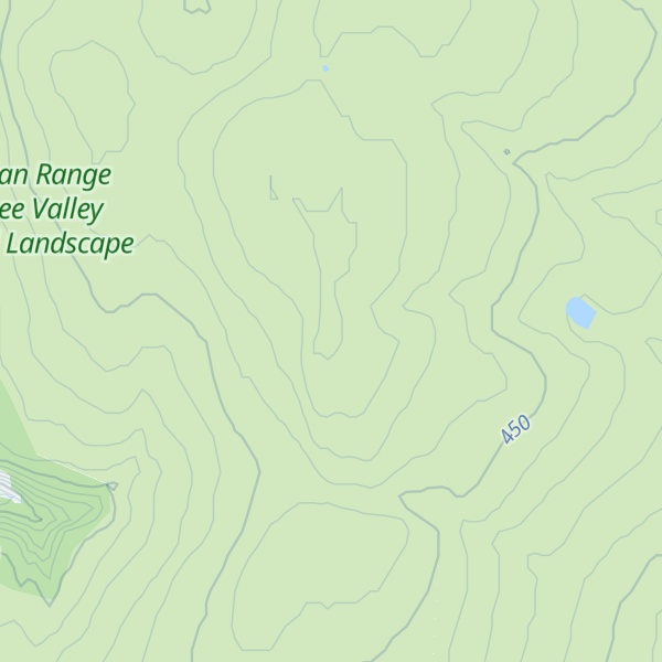 Map of Cefn Y Cist