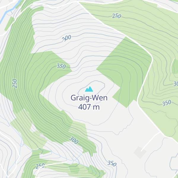 Map of Graig-Wen