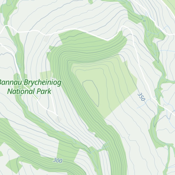 Map of Wenallt