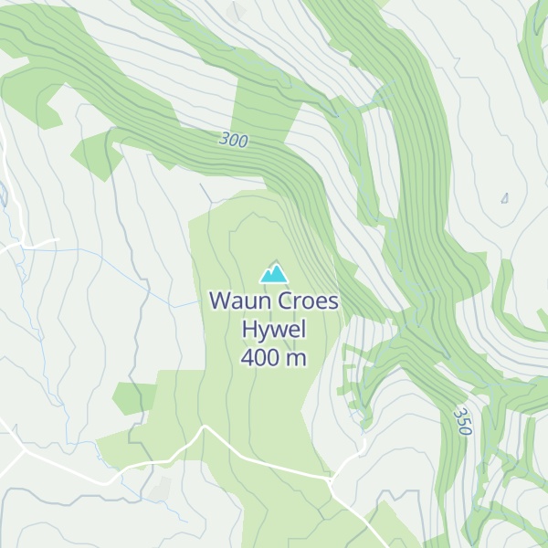 Map of Waun Croes Hywel