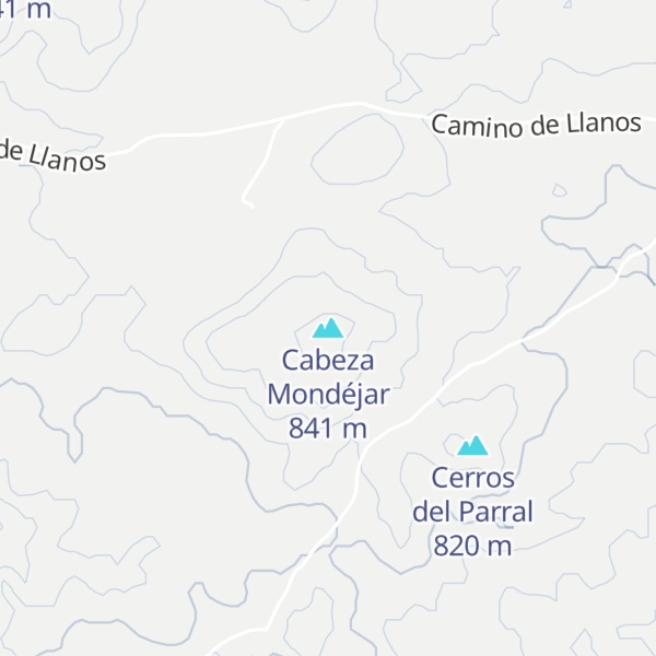 Map of Cabeza Mondéjar