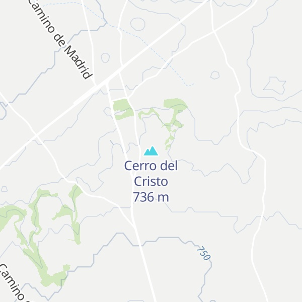 Map of Cerro del Cristo