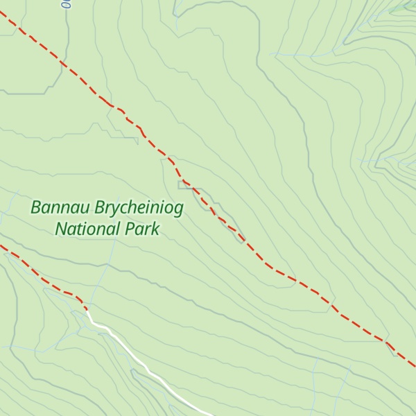 Map of Twyn Talycefn