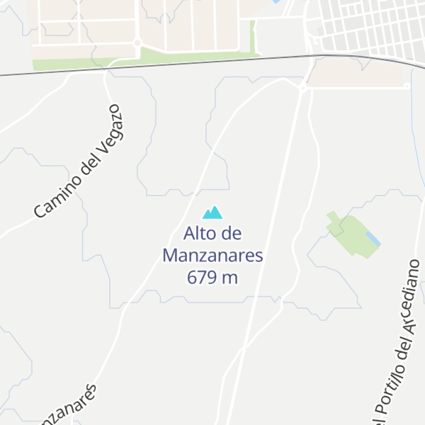 Map of Alto de Manzanares