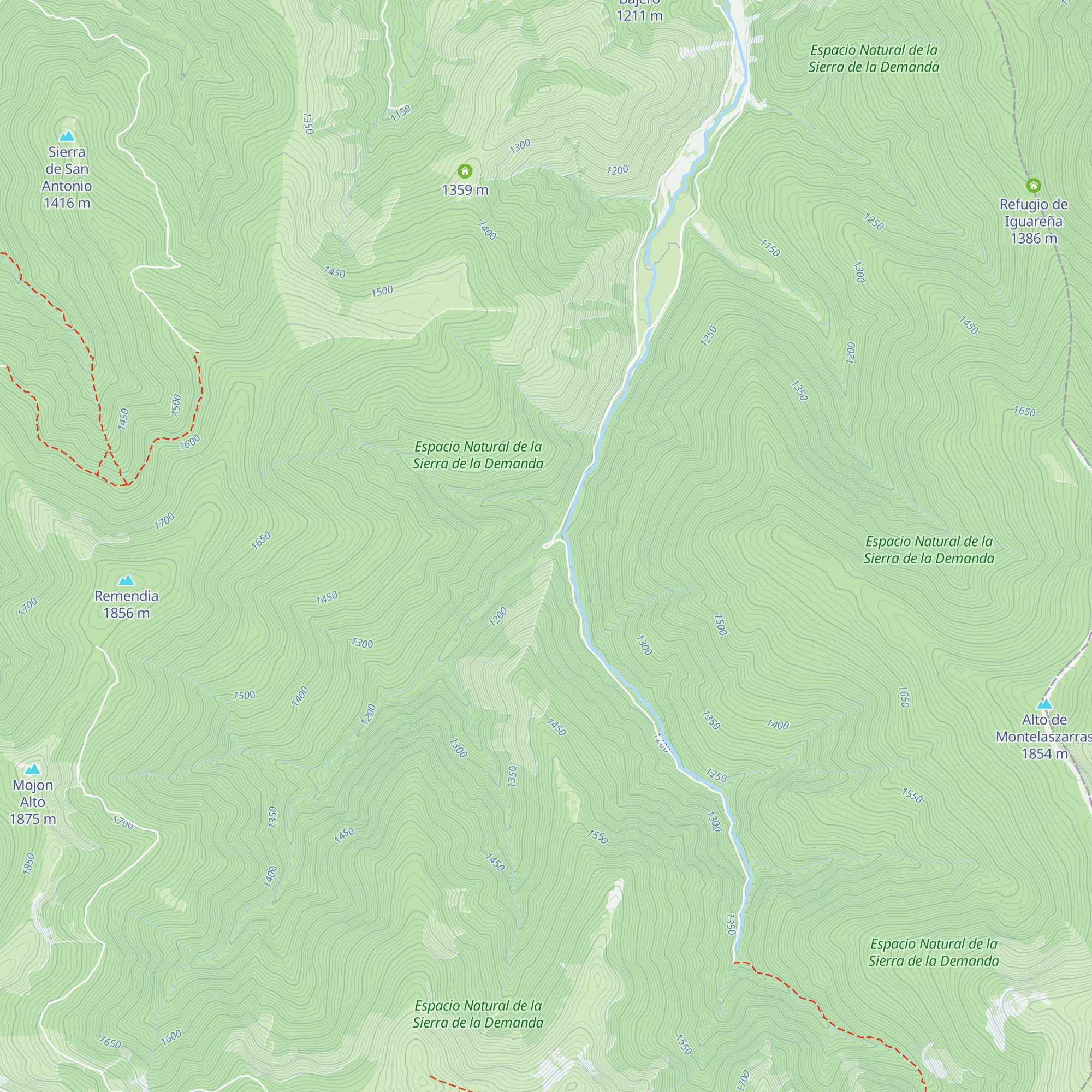 Refugio Forestal Tres Aguas map