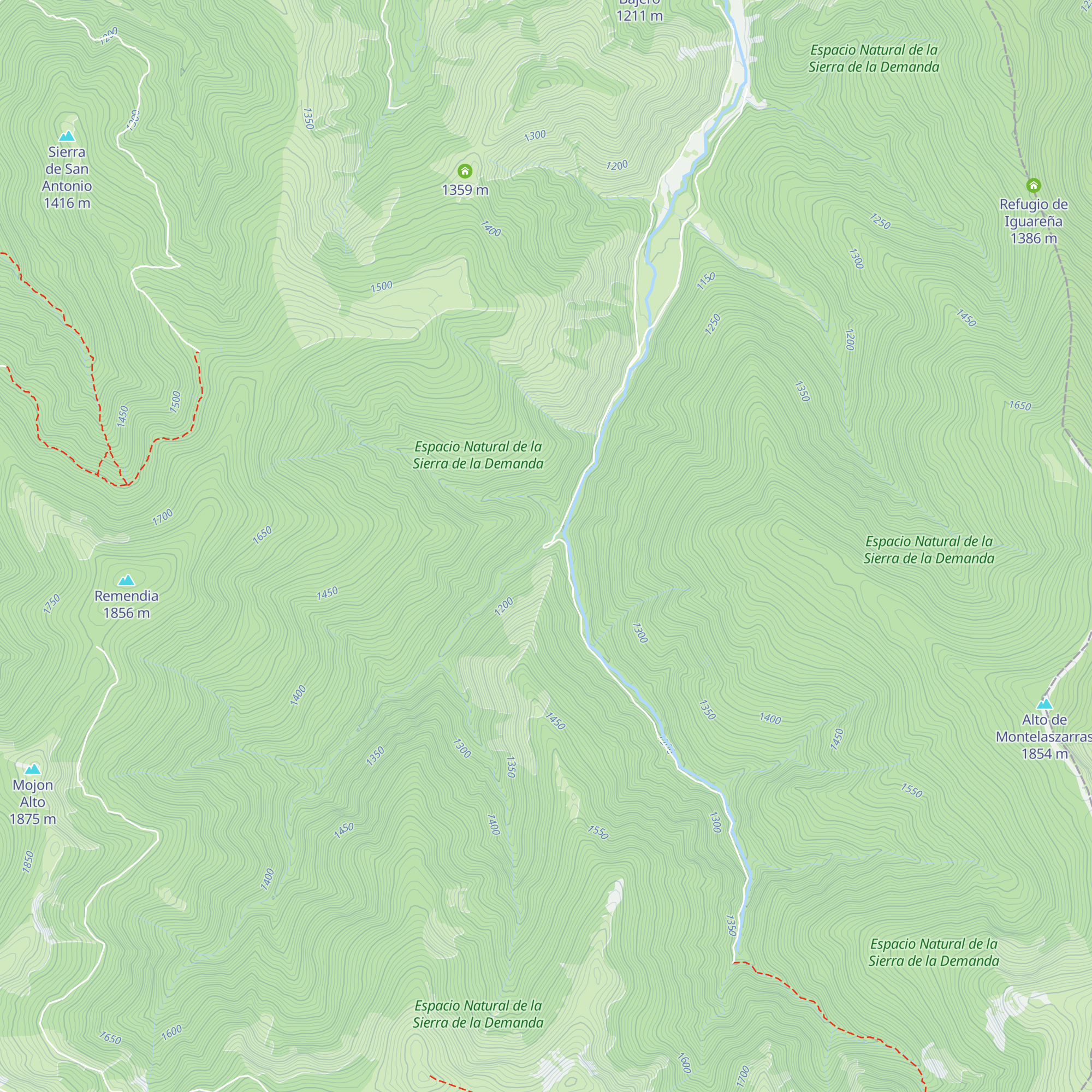 Refugio Forestal Tres Aguas map