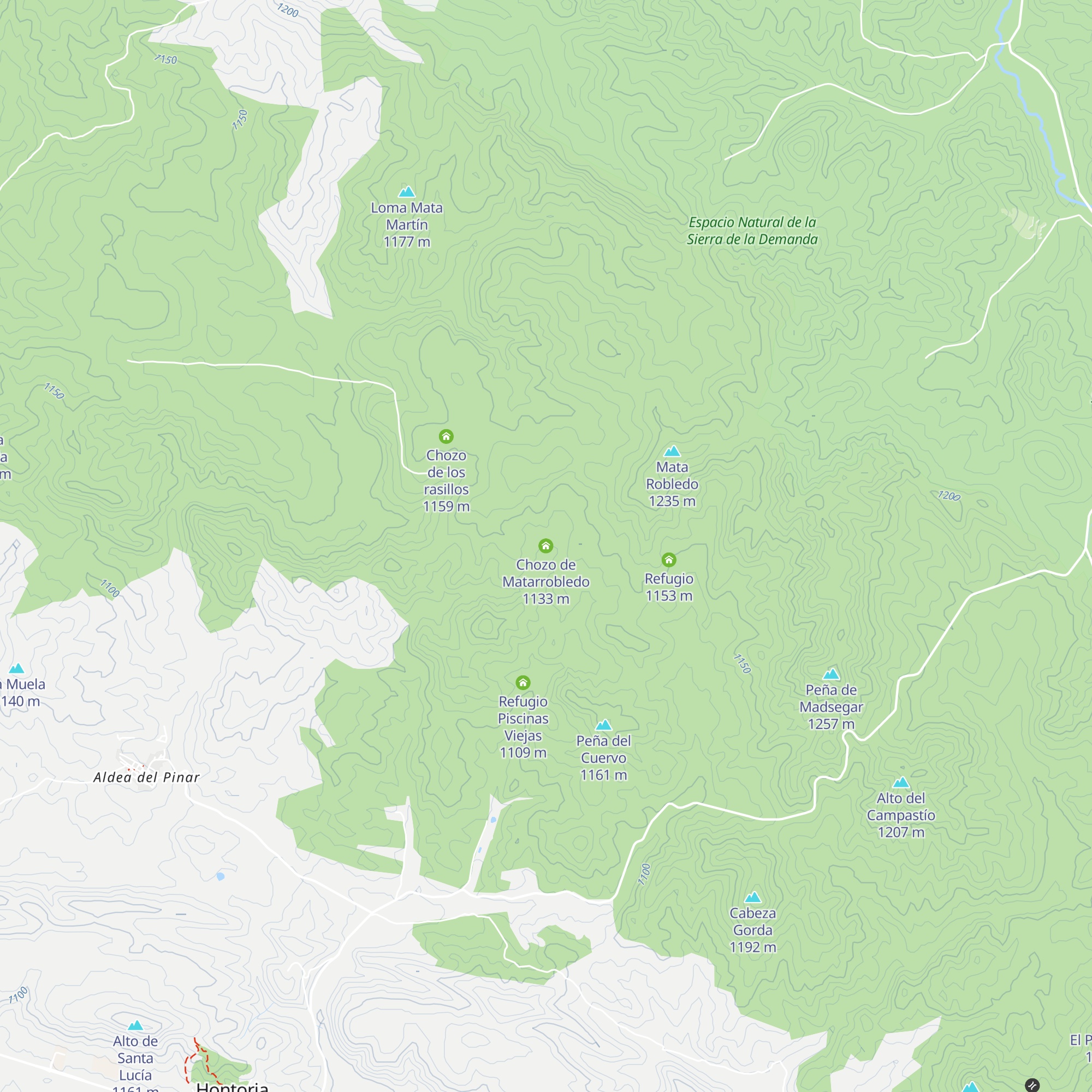 Chozo de Matarrobledo map