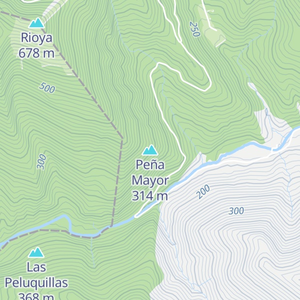 Map of Peña Mayor