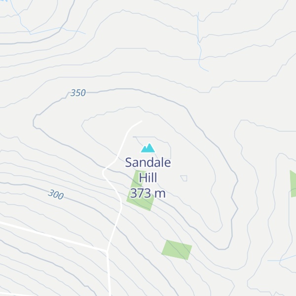 Map of Sandale Hill