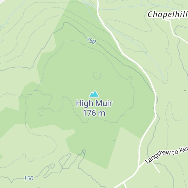 Map of High Muir